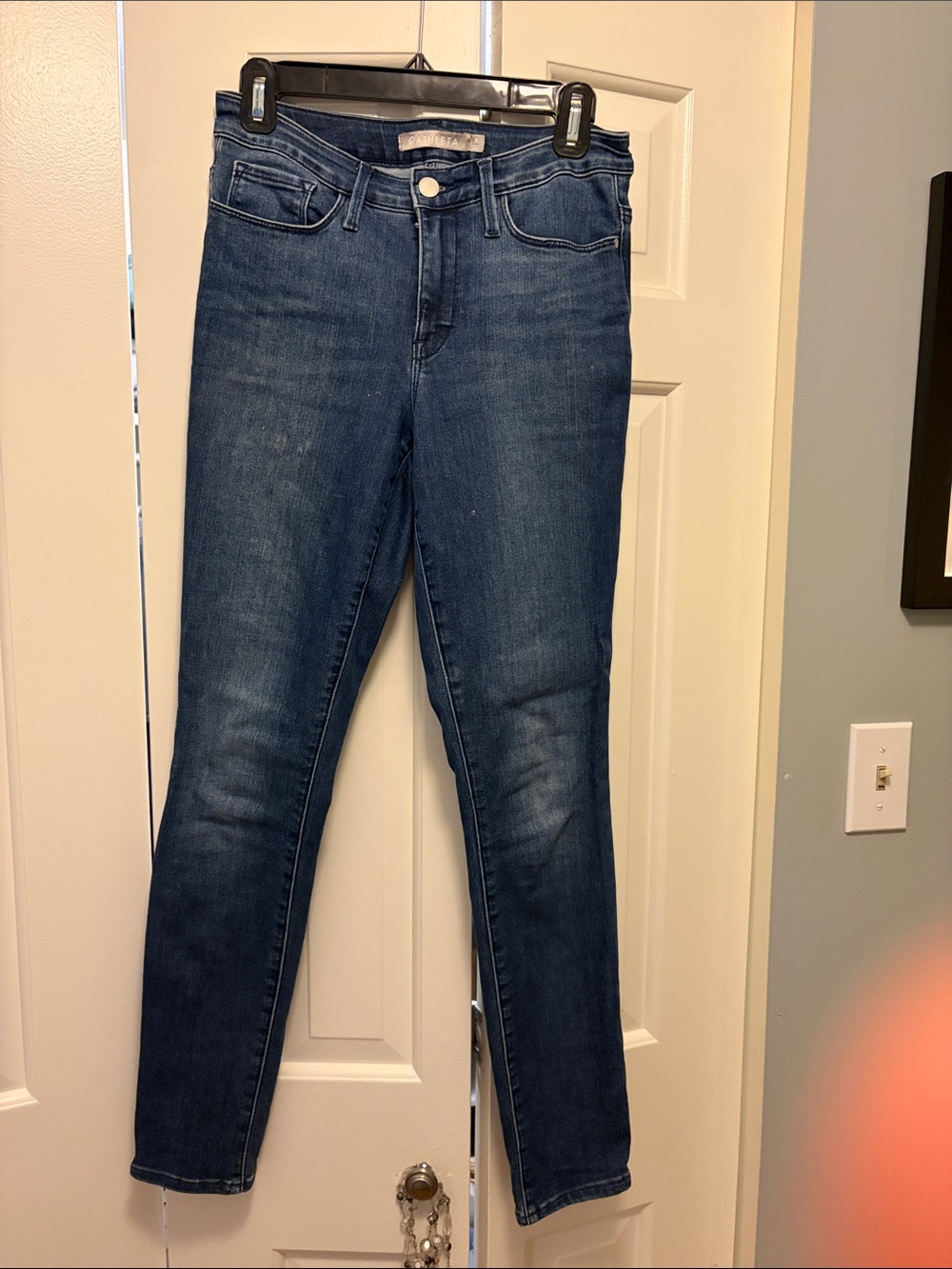 Athleta Dark Blue Skinny Jeans